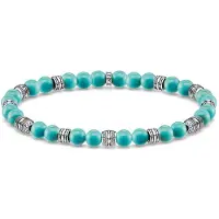 Thomas Sabo lucky charm turquoise armband A1923-878-17-L17