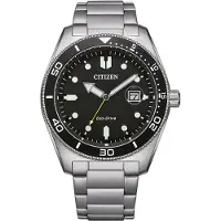 Citizen Marine Eco-Drive 3 Hands black AW1760-81E