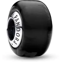Pandora Moments Black Mini Murano Glass Charm Sterling silver berlock 793117C00