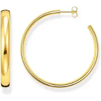 Thomas Sabo Large chunky hoop 18k guldpläterade kreoler CR641-413-39