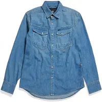 G-Star Dakota Slim Denim Shirt - Medium blue - Men