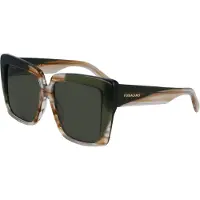 Ferragamo Sf1060sn-263 55/14/140 Solglasögon För Kvinnor