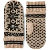 Hestra Kids' Nordic Junior - Mitt Beige/Black