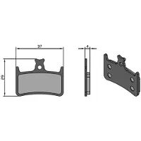 Brenta Ciclo E4/rx4 Hope Sintradbromsbelägg
