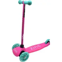Zinc 3-hjulig Sparkcykel Med Ljus