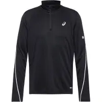 Asics Road Lite-Show 1/2 Zip Black Shirt, Size L
