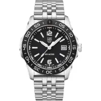 Luminox Pacific Diver Rostfritt Stål Svart Urtavla Kvarts XS.3122 200M Herrklocka svart
