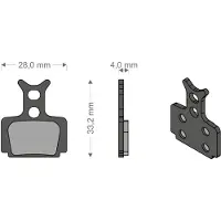 Brenta Ciclo T1 Racing/r1/mega/rx/cura Formula Sintradbromsbelägg
