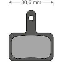 Brenta Ciclo Deore/altus/orion Shimano/trp/quad Sintradbromsbelägg