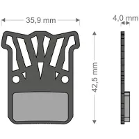 Brenta Ciclo Light Tech Hrd/etap/level Ultimate/tlm Sram Skivbromsbelägg
