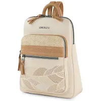 Lois for woman. 310723-01 Galatea backpack beige, brown - 26.5x33x8.5cm (OSFA), Casual, Faux Leather