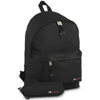 Itaca unisex for kids. 25332-01 Black Backpack and Tote Black -31x43x14cm (OSFA), Casual, Polyester, children's fashion