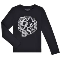 GUESS Långärmade T-shirts LS TSHIRT flickor - Svart - 8 ans