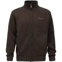 Pinewood Hurricane Full Zip Tröja (Färg: D.Brown Mel, Storlek: 3XL)