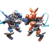 24hShop Hydraulic Boxing Bots - Hydrauliskt byggkit med boxningsrobotar för två spelare