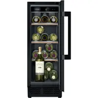 Siemens iQ500 KU20WVHF0 Vinkyl med glasdörr 82 x 30 cm. - Upp till 21 flaskor - 38 dB
