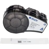 Brady M21-137-423 polyestertejp | svart text - vit tejp | 50,80mm x 19,05mm (original)
