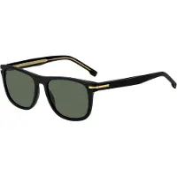 HUGO BOSS Black-acetate sunglasses with gold-tone hardware