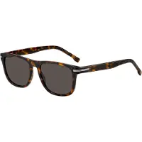 BOSS Havana-acetate sunglasses with silver-tone hardware