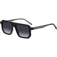 HUGO Black sunglasses with signature red accents