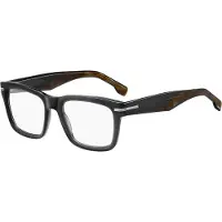 BOSS Grey-acetate optical frames with patterned end-tips