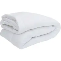 vidaXL Madrasskydd vit 90x190 cm