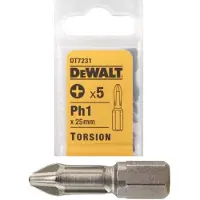 DeWalt Bits spår DT7231; PH1; 5 st.