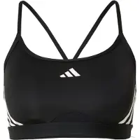 Adidas Sport Bh Aeroreact 3-stripes - Svart/vit Dam, storlek X-Small
