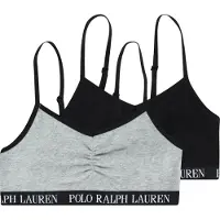 Polo Ralph Lauren Acc Polo Ralph Lauren Toppar - 2-pack - Svart/Gråmelerad - - 8-10 år (128-140) - Underkläder