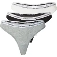 Calvin Klein 3 Pack Thongs Icon Logo