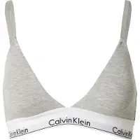 Calvin Klein Modern Attraction Bokstavsjacquard Lätt Bekväm Justerbar BH Damunderkläder Kokosnöt-Grå QF5650-P7A XS