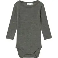 Name it Wang Wool Needle Solid Långärmad Body
