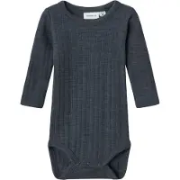 Name it Body L/æ - Noos - Ull - NbmWang - Ombre Blue - - 62 - Body L/Ä