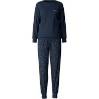 Calida Pyjamas marinblå / vit