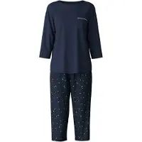Calida Pyjamas marinblå / äggskal