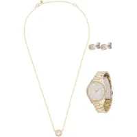 Michael Kors Smyckeset 'LAURYN' guld / transparent / vit