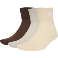 Adidas Sockor 'Mid Ankle 6 Pairs' beige / sand / mörkbrun / vit