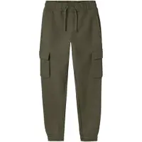 Name it Sweatpants - NkmOllie - Noos - Olive Natt - - 7 år (122) - Sweatpants