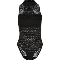 Urban Classics Crochetneck Body Tröja Med Hög Krage