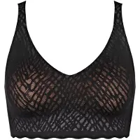 Sloggi Triangel- & bygelfri bh ZERO Feel Bliss Bralette kvinnor - Svart - EU S