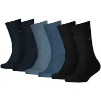 Tommy Hilfiger 1 Pack Logo Flag Embroidery Socks