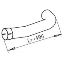 DINEX Avgasrör 48202