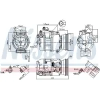 Nissens Kompressor för luftkonditionering 89112