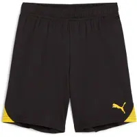 Puma Sportsshorts - LagMÅL - Svart m. Gul - - 12 år (152) - Shorts
