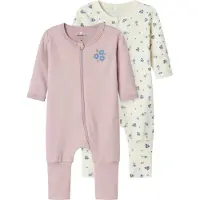 Name it Pyjamasdräkt - Noos - 2-pack - Jet Stream - - 56 - Pyjamasdräkt