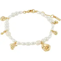 Pilgrim Armband 'Intent' guld / pärlvit