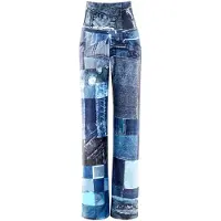 Winshape Sportbyxa 'CUL101C' nattblå / blå denim / ljusblå
