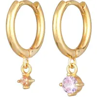 Elli Örhängen guld / rosa