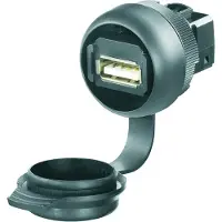 Weidmuller USB Honkontaktsuttag FrontCom  Micro IE-FCM-USB-A USB uttag typ A 1018840000-1 Innehåll: 1 st