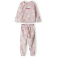 MINOTI Pyjamas rosa / vit